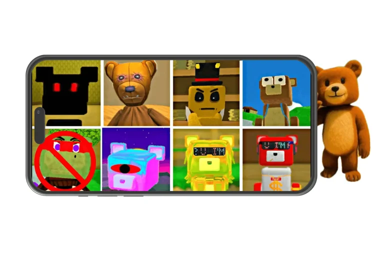 all characters of super bear adventure