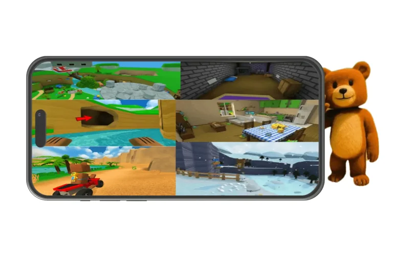 all locations in super bear adventure