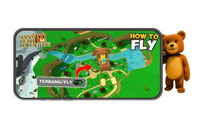 how to fly in super bear adventure