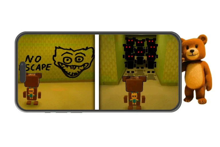 how to go to the backroom in super bear adventure