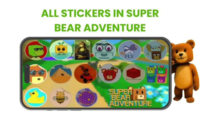 how to get all stickers in super bear adventure